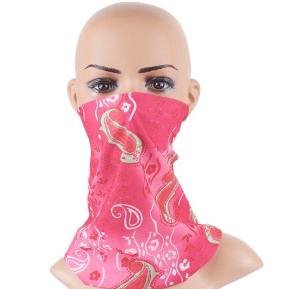 Accessories - 2 Pack - New Hot Stretchy Scarf Strawberry Outdoor Workout Neck Gaiter